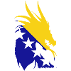 Bosnia Herzogowina dragon flag
