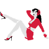 Pin-up de style rétro