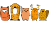 Tiere des Waldes Geschenkidee