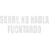 désolé pas habla