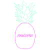 Ananas Retro 80s cadeau