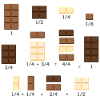 Chocolate mathematics fractions