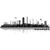 Duisburg city skyline