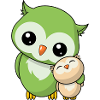 Chouette hibou chouette famille amis