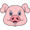 Gris gris piggy sår