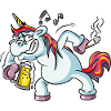 Licorne ivre