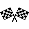 flags - car race