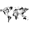 Ink world map