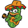 Cactus Sombrero Mexico Guitar