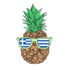Grèce Chemise Ananas Grèce