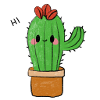 Cactus kawaii