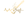 Guitare Heartbeat Gold Gift