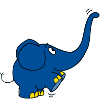 The elephant - trunk high
