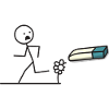 Stick figure eraser