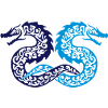 Twin Tribal Dragon