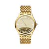 watch golden wristwatch