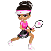 Fille de tennis