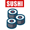 3 Sushi Rollen