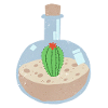 Cactus In Bottle