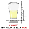Glass is half full