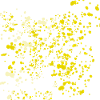 Gelbe Farbspritzer