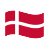 Flag Denmark / wave