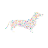 Dachshund Mandala (0064)