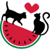 Melon Cat Love