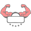 arm arm muscle bodybuilding logo3