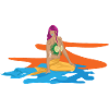 Sirena come sirena e figlia di Nettuno