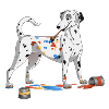 Dalmatian painting