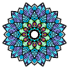 Mandala Blüte