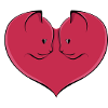 chat coeur