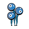 Monster-Augen-Stengel