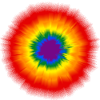 Belle oeil arc-en-ciel psychédélique! RETRO