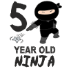 Ninja 5 ans Joyeux anniversaire