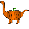 Kürbis Dino