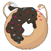 Self-made donut