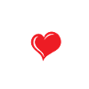 Baby feet with heart