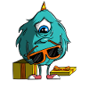 Monster with glasses - wrong gift