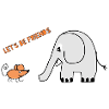 Elephant and mouse, friends
