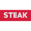 Steak shirt with red background