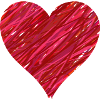 Heart red