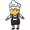 Bier Lederhose Tracht