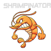 Shrimp with saying