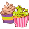 Gâteau au muffin Halloween