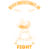 Boxer boxing Old man