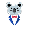 Koala in suit gift