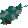 AFGHANISTAN / افغانستان - MAP - CAMO / CAMOUFLAGE