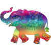 Bunter Elefant